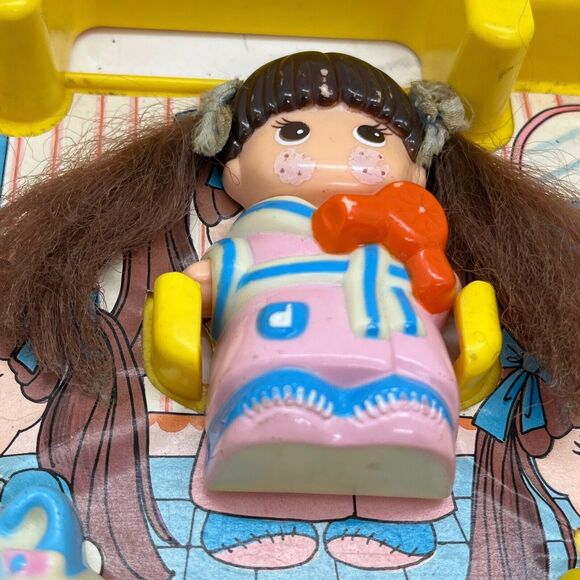 Dolly Pops Bathtime Playset Doll Carry Case 1979 Vintage Knickerbocker Complete - Picture 3 of 14